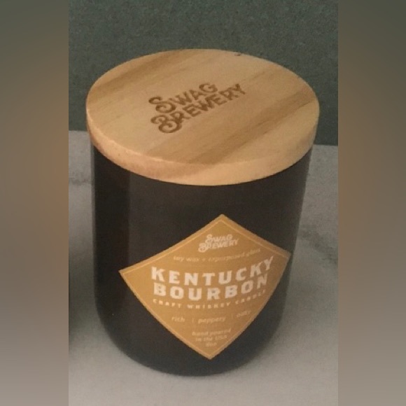Swag Brewery 8 oz soy candle Kentucky Bourbon & stout hand poured Made i… - Picture 2 of 4
